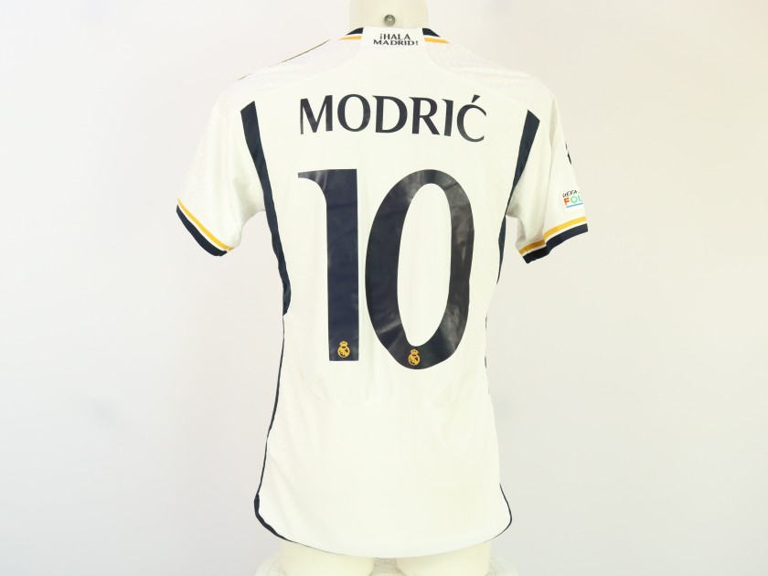 Modric's Real Madrid Match-Issued Shirt, UCL 2023/24 