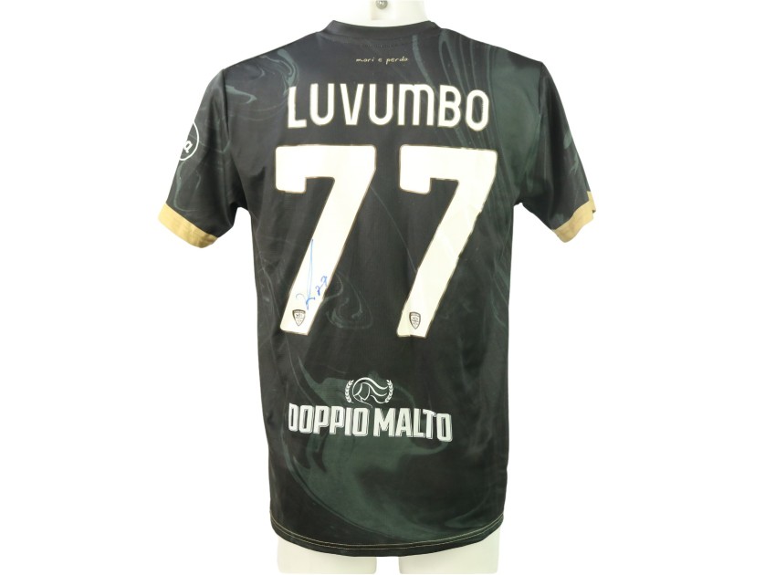 Luvumbo's Signed Unwashed Shirt, Cagliari vs Napoli 2024