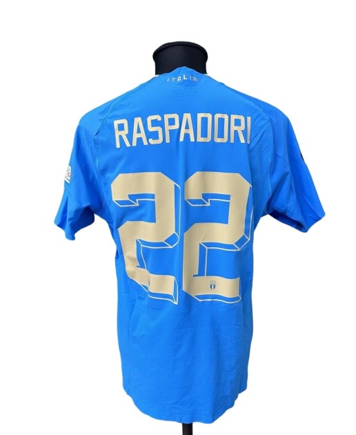 Maglia Raspadori, preparata Italia vs Argentina 2022 - Finalissima