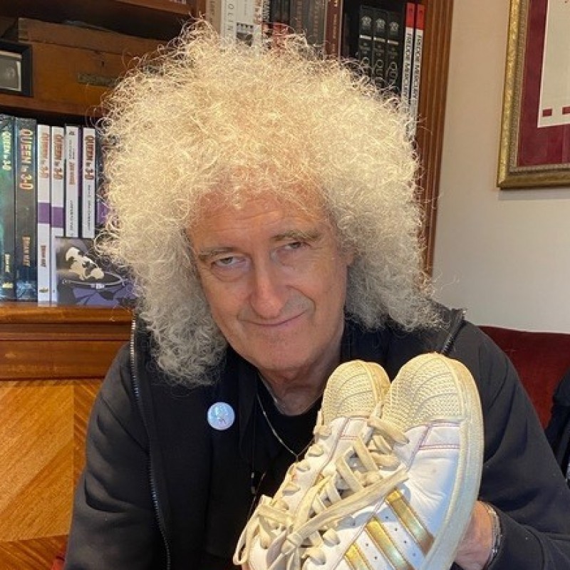 Brian May's Signed Shoes