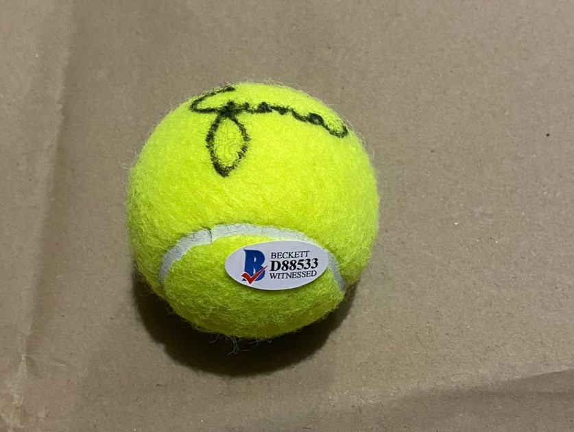 Serena Williams Signed US Open Ball