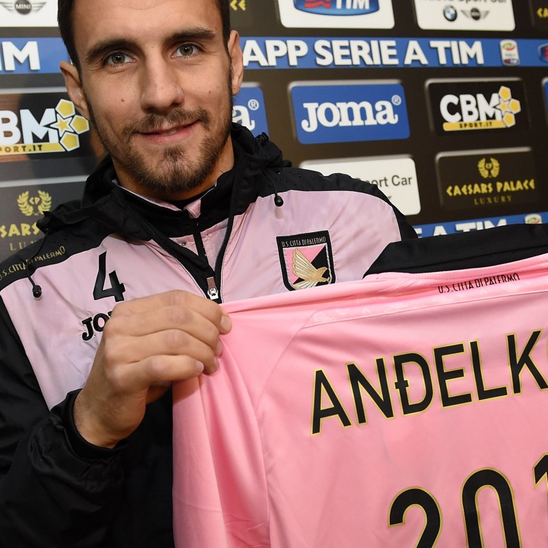 Andelkovic Palermo celebrative renew shirt - signed