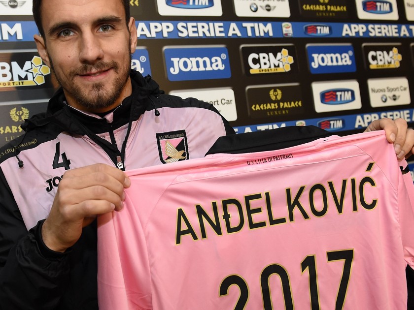 Andelkovic Palermo celebrative renew shirt - signed