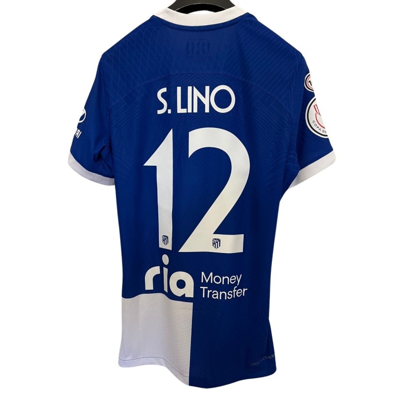 Samuel Lino's Match-Issued Shirt, Athletic Bilbao vs Atletico Madrid - Copa del Rey 2024