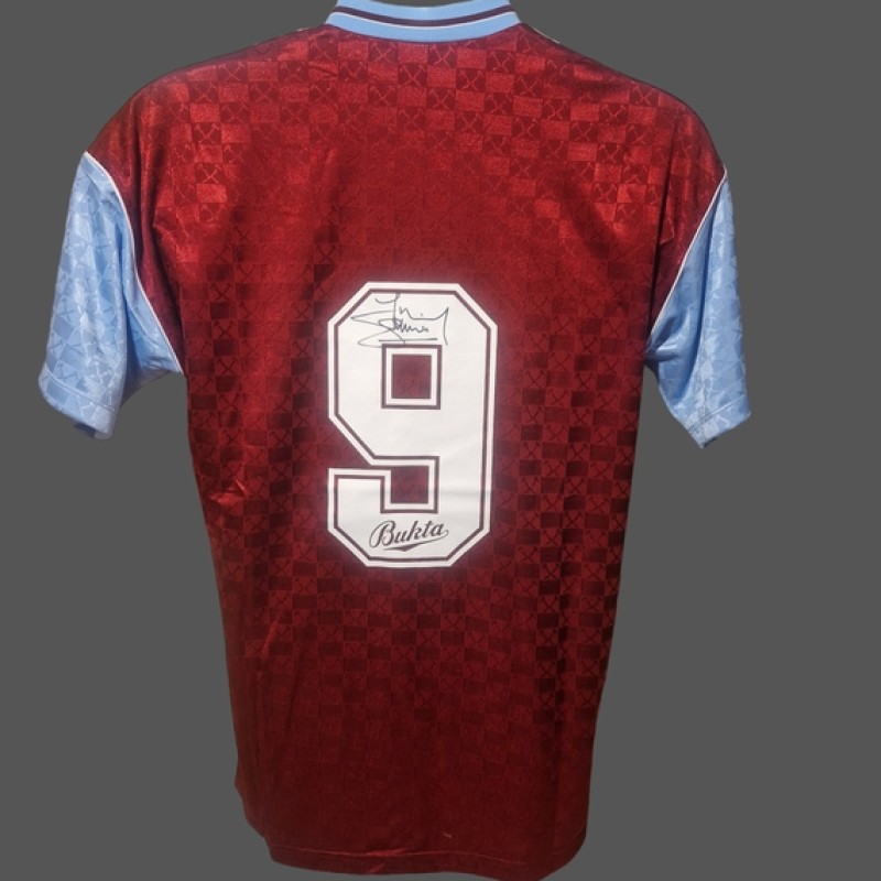 Jimmy Quinn's West Ham 1989/91 Signed Replica Shirt