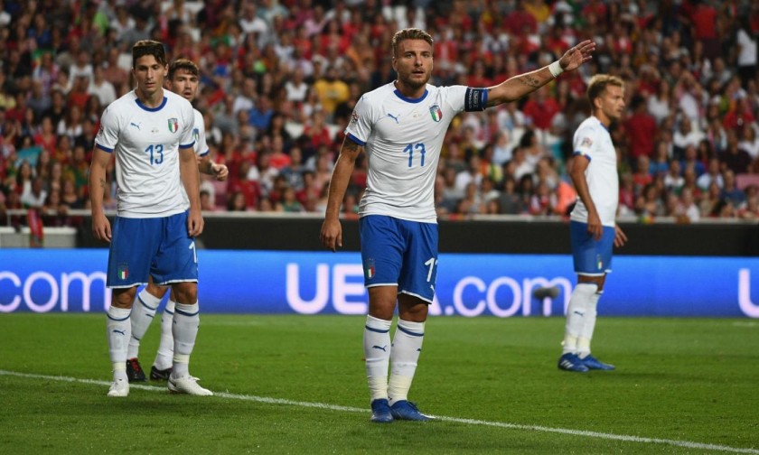 Immobile's Official Italy Signed Shirt, 2018