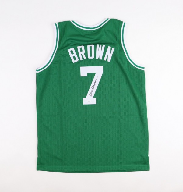 Dee Brown Signed Boston Jersey