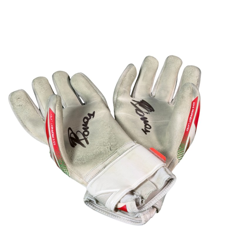 Borra's Sudtirol Signed Match-Worn Goalkeeper Gloves, 2025/26