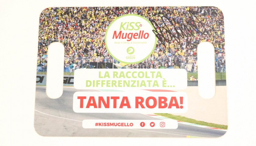 KiSS Mugello Banner - Signed by Valentino Rossi
