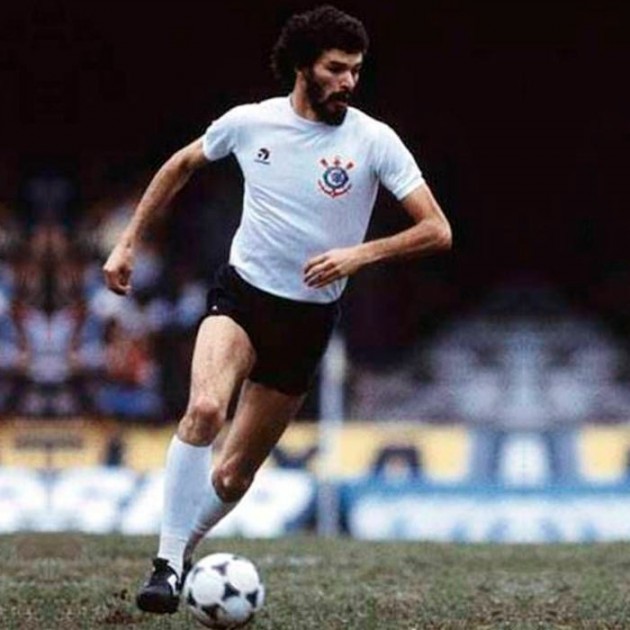 Socrates' Corinthians Worn Shirt, 1983