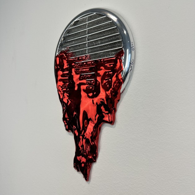 "Uncontained Silver and Red" by Santicri