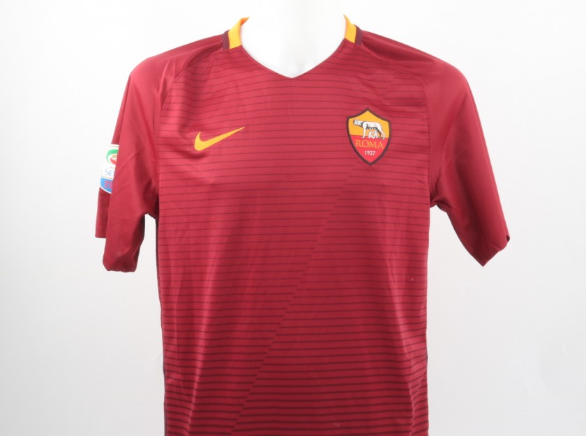 El Shaarawy Official AS Roma Shirt, 2016/17 - Signed