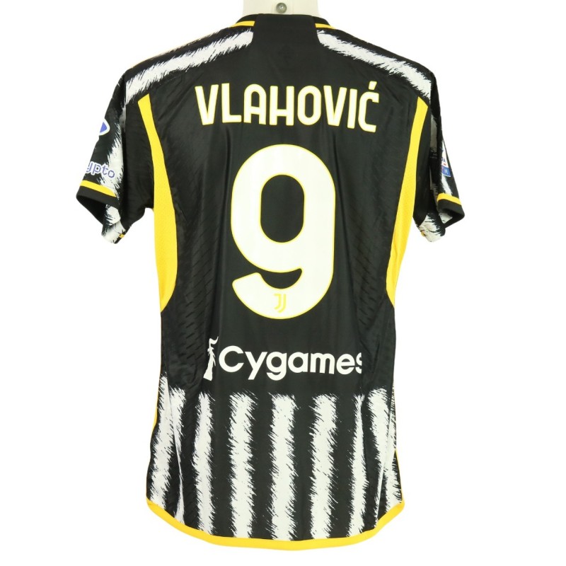 Vlahovic's Match Shirt, Inter Milan vs Juventus 2024