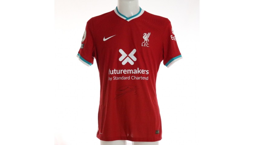 Wijnaldum's Liverpool FC Match-Issued and Signed Shirt, Limited Edition 20/21