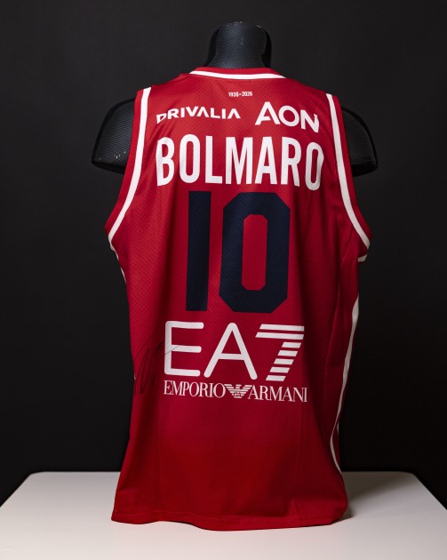 Canotta Leandro Bolmaro Indossata Olimpia Milano vs Guerri Napoli, 2026 - Autografata
