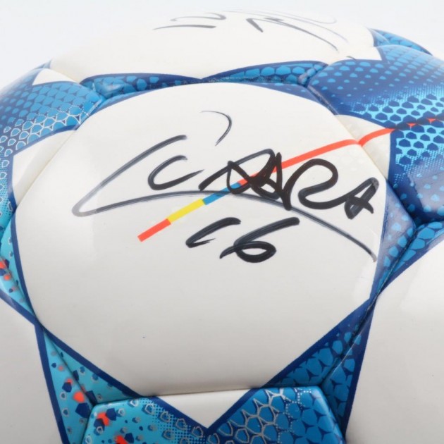Official Champions League 15/16 ball - signed by Juventus players