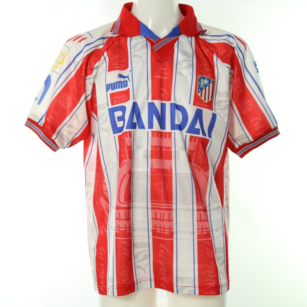 Juninho's Atletico Madrid Issued Shirt, 1996/97