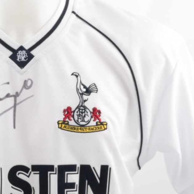 Official replica Tottenham shirt, 90/91 season, signed by Paul Gascoigne -  CharityStars