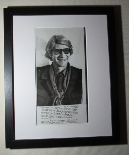 Portrait of Yves Saint Laurent - Original Press Photograph
