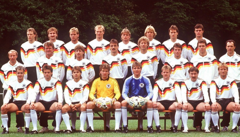 Eckestein Match-Worn Shirt, Germany-Italy Euro 1988