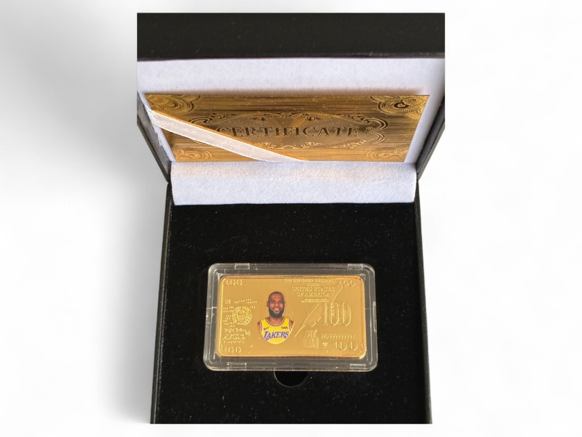 Lebron James Gold Plated Bar