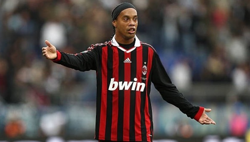 Ronaldinho AC Milan Matchworn Shirt, 2009