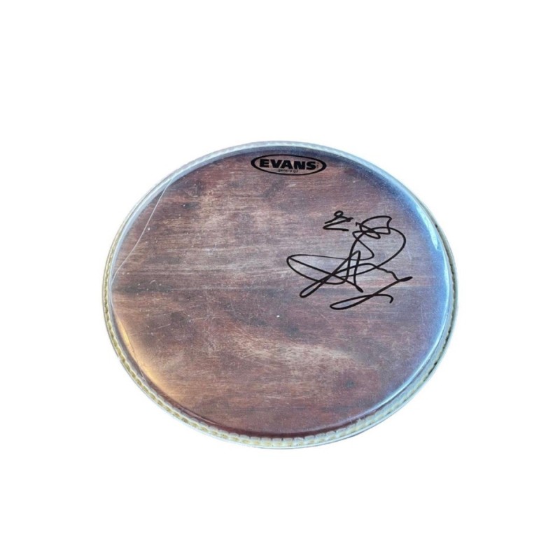 Charlie Watts Signed Drumskin 