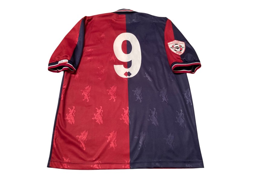 Montella's Match-Issued Shirt Genoa, 1995/96