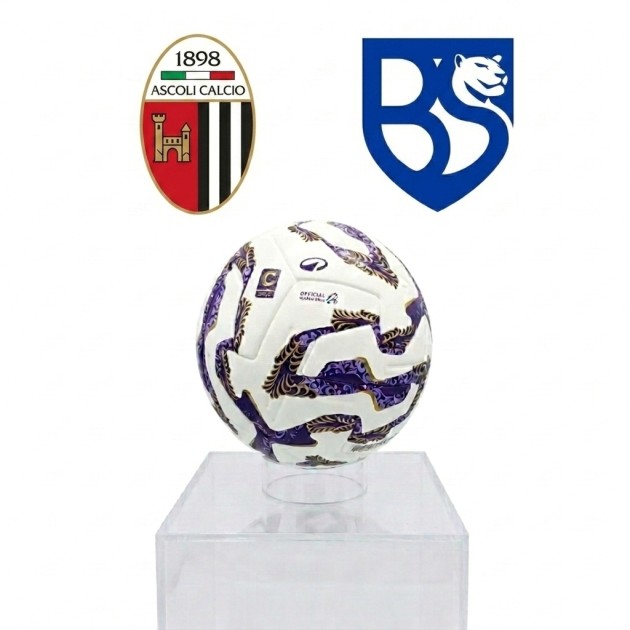 First Goal Serie C Play-Off Finals Signed Match-Ball, Ascoli vs Union Brescia 2026