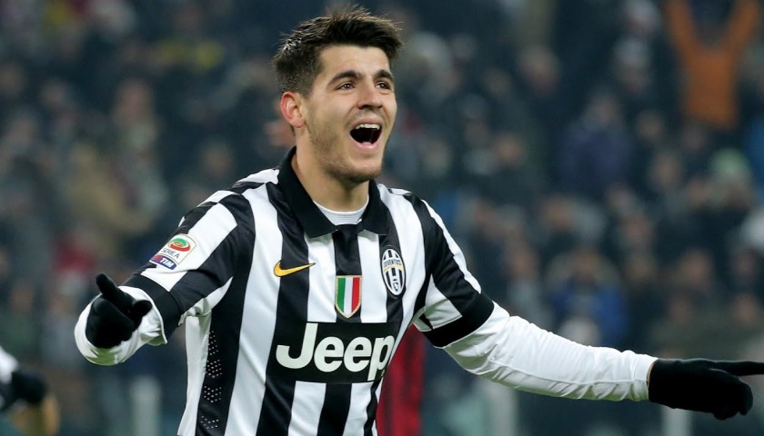 Morata's Official Juventus Signed Shirt, 2014/15