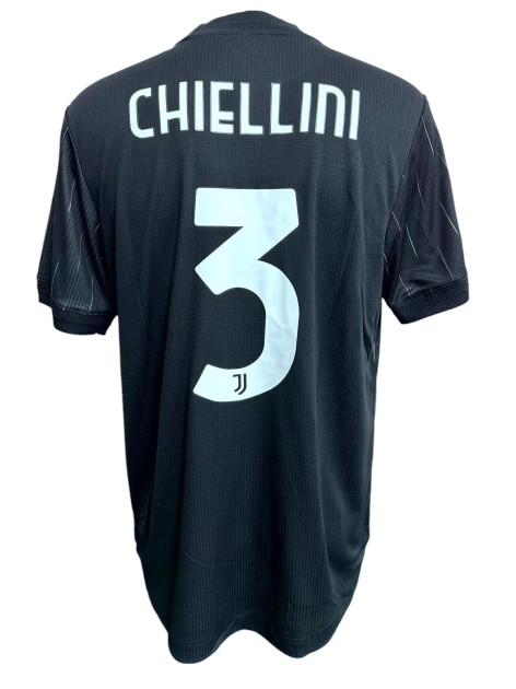 Chiellini's Juventus Match-Issued Shirt, 2021/22