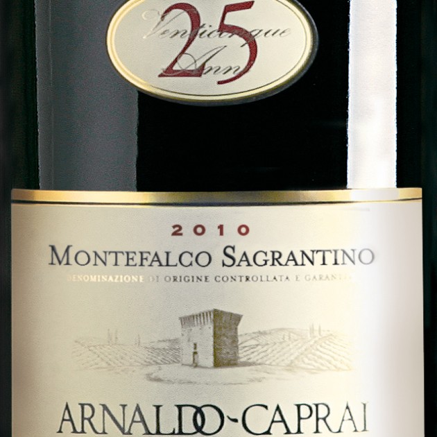 Bottle of Montefalco Sagrantino DOCG Arnaldo Caprai 25 anni 1,5 L signed by Marco Caprai