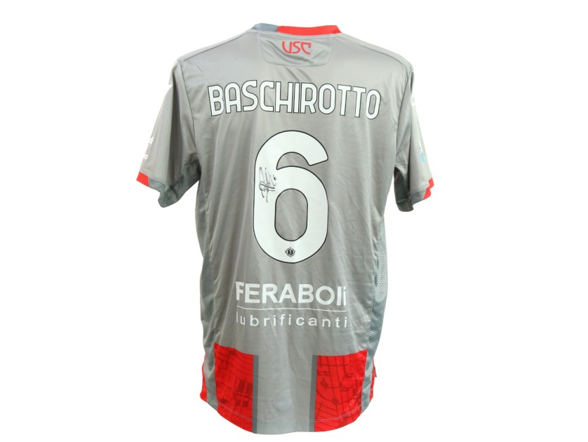 Baschirotto's Signed Unwashed Shirt, Como vs Cremonese 2025