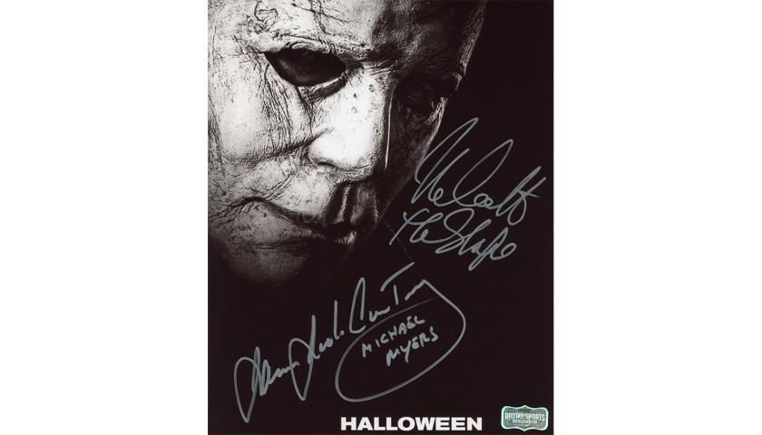 James Jude Courtney and Nick Castle Signed Halloween Photo