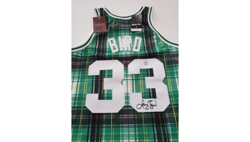 Larry Bird Boston Celtics NBA Signed Shirt