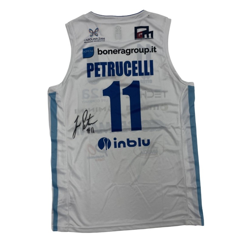 Petrucelli's Signed Unwashed Kit, EA7 Emporio Armani Milano vs Germani Brescia 2024