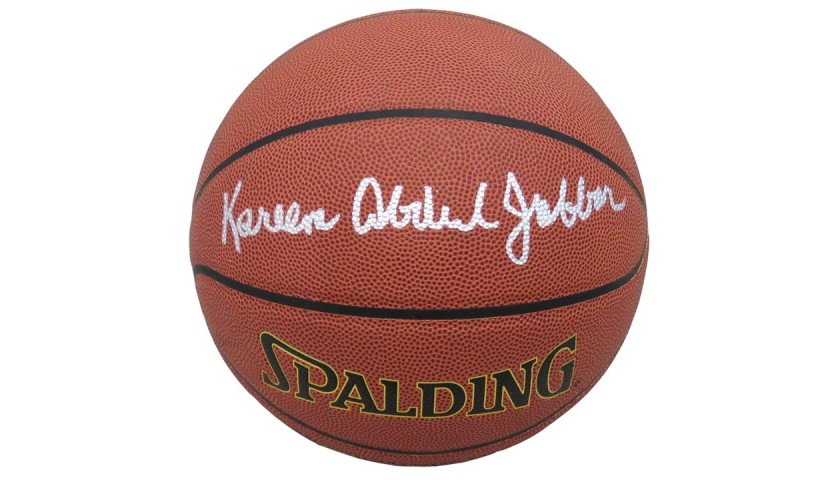 Pallone da basket NBA autografato da Kareem Abdul-Jabbar 
