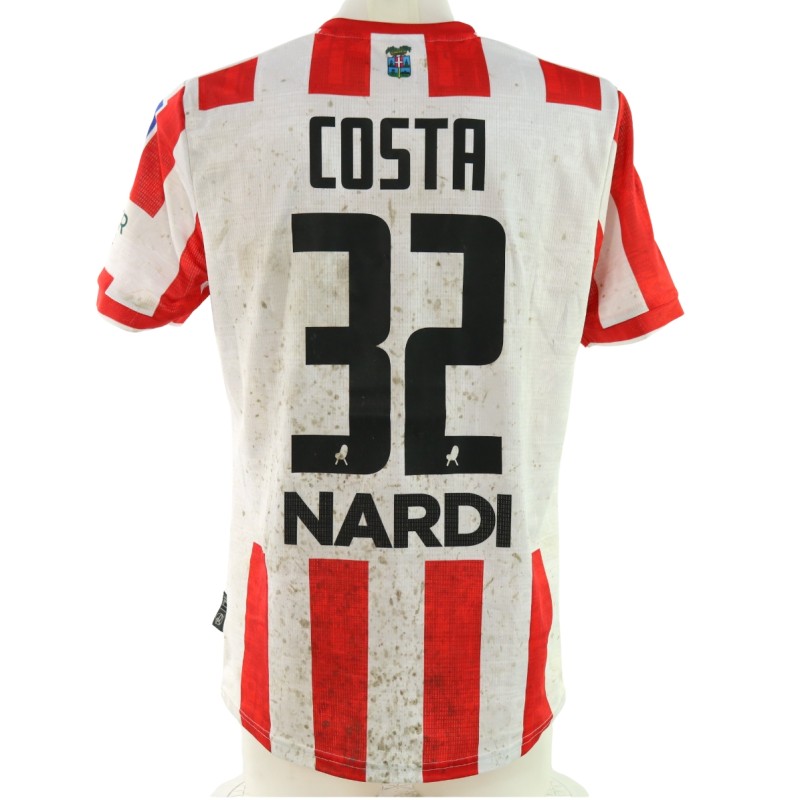 Costa's Unwashed Match-Worn Shirt, Feralpisalò vs Vicenza  2025