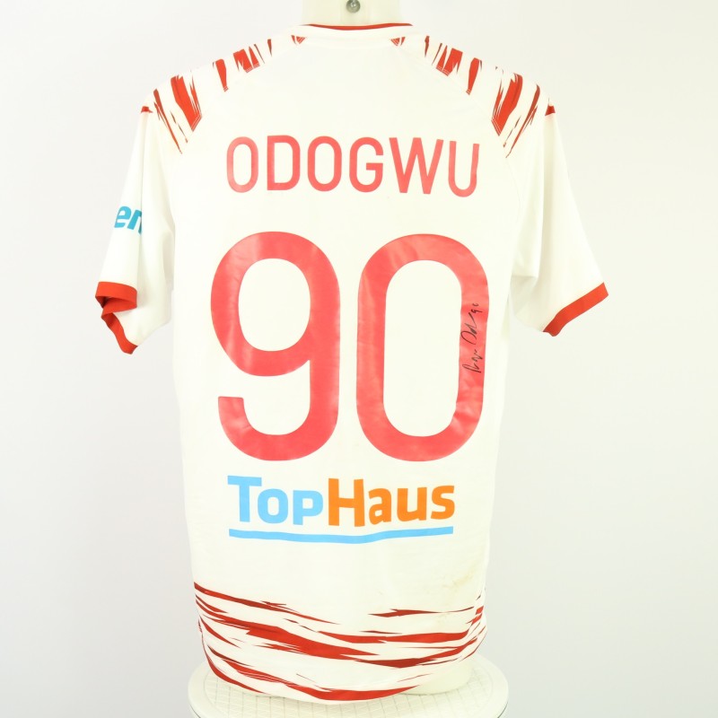 Odogwu's unwashed Signed Shirt, Pisa vs Sudtirol 2024 