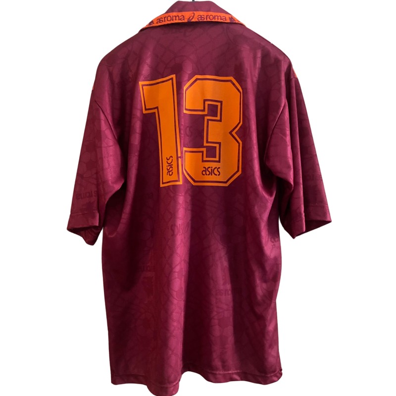 Benedetti's Roma Match-Issued Shirt, 1994/95