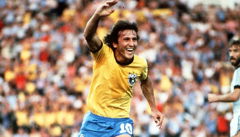 Zico's Brazil 1982 Signed Shirt