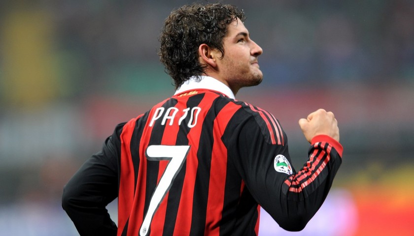 Pato's Match-Issued/Worn Milan-Palermo Shirt, "110 e Lode!" Patch 