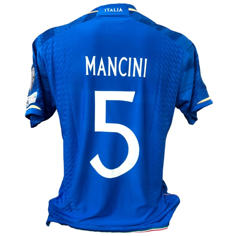 Mancini's Match Shirt, Italy vs North Macedonia 2023