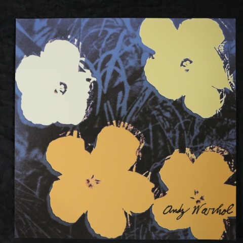 Andy Warhol "Flowers" Signed Limited Edition with CMOA Stamp