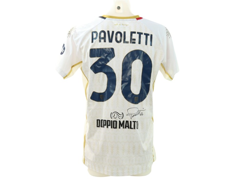 Maglia Pavoletti Venezia vs Cagliari Unwashed, 2024 - Autografata