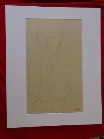 Amedeo Modigliani Signed Lithograph