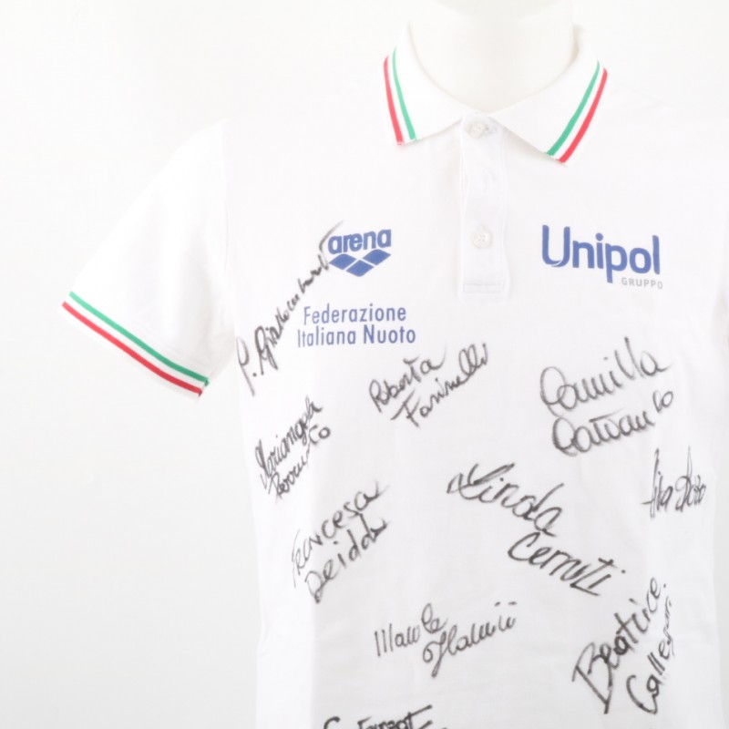 Arena Shirt signed by the Rio 2016 Italy Sincronette