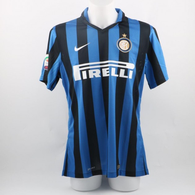 Santon shirt, issued Inter-Milan 13/09/2015 - special shirt