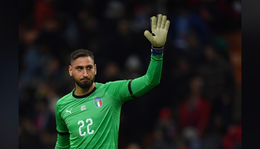 Donnarumma's Italy Match-Issued Shirt, 2018