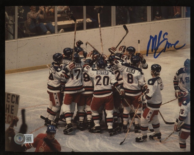 Mike Eruzione 'The Miracle on Ice' Signed Photograph